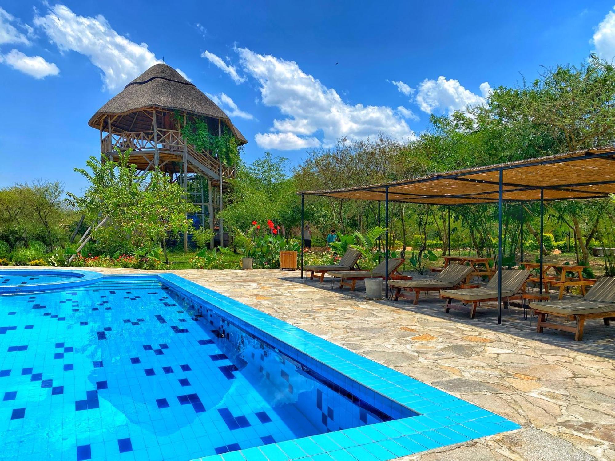 Murchison Falls Bamboo Village Paraa Exterior foto